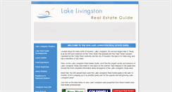 Desktop Screenshot of lakelivingstonrealestate.com